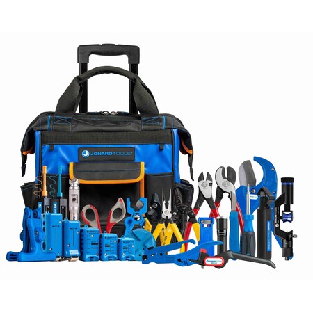 Jonard Tools Ultimate Fiber Kit in Rolling Tool Bag TK-199R